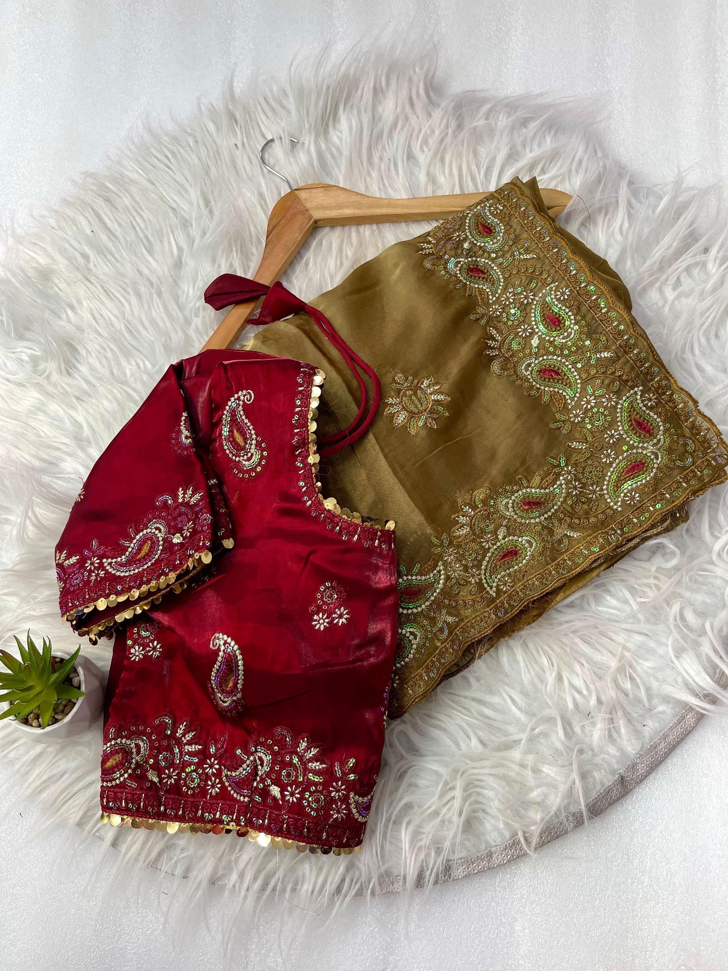 Muskan - Pure Soft Zimmy Choo Silk Saree