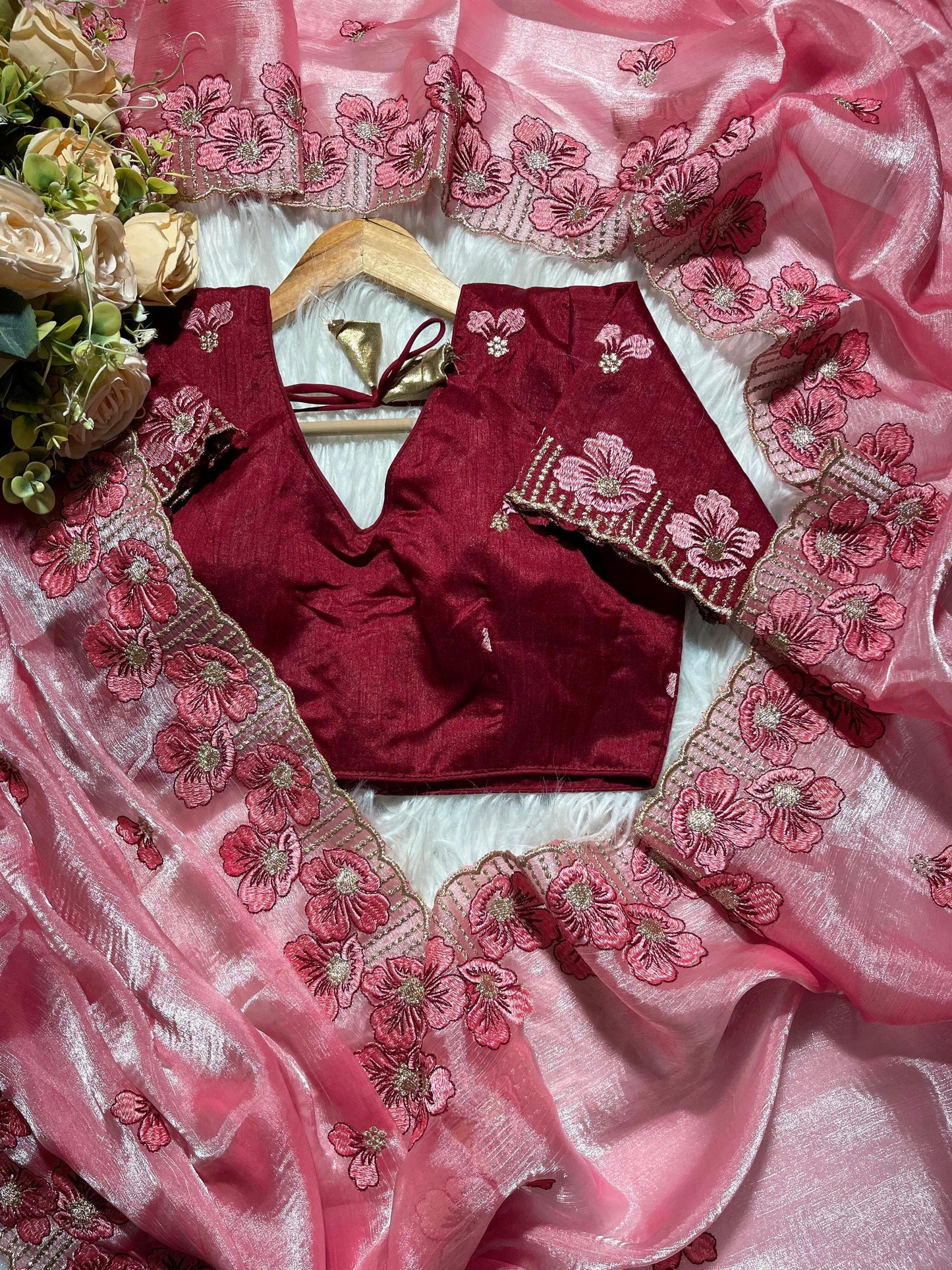 Drishti - Pure Soft Zimmy Choo Chiffon Saree