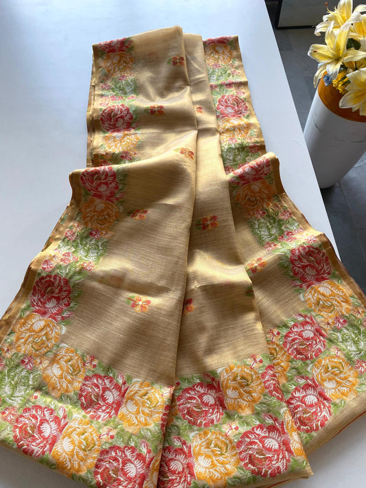 Bhakti-Tissue Silk Weaving Saree
