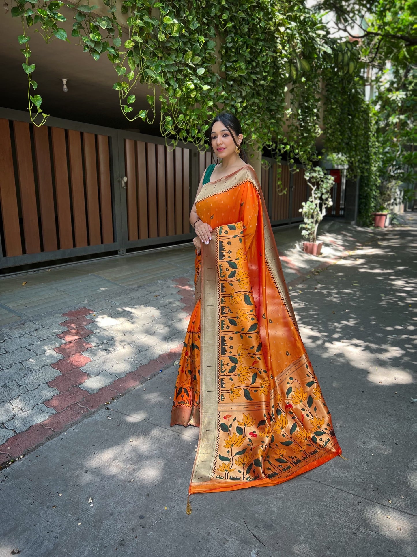 Titli-Pure Banarasi Paithani Silk Saree