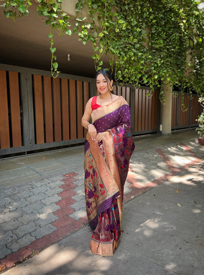 Titli-Pure Banarasi Paithani Silk Saree