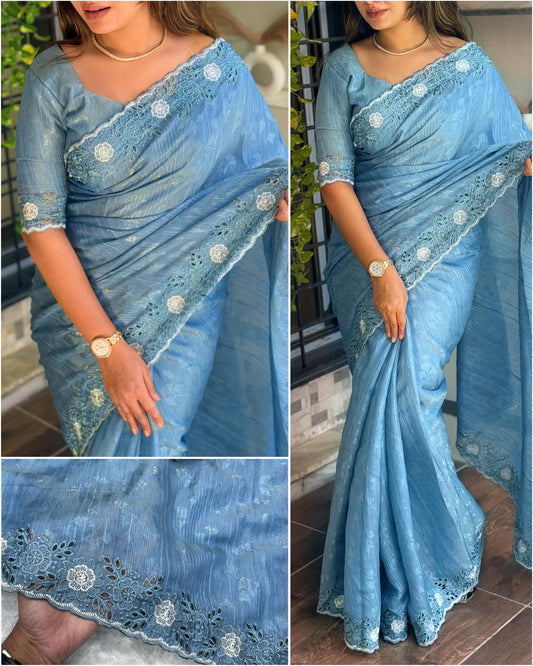 Subhlaxmi-Tusser Cotton Saree